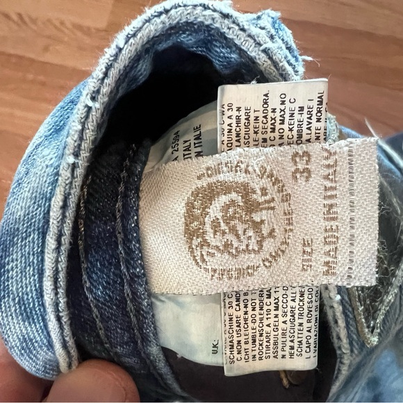 Diesel Jeans 33/30 Made in Italy - Picture 7 of 10